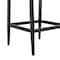 Armen Living Grand Outdoor Patio Bar Stool in Aluminum with Gray Cushions 840254332669 - alternate 9